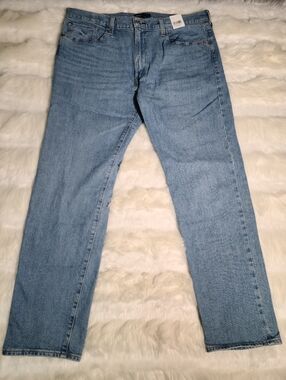Levi's 502 Taper Regular Fit Blue Jeans Men 38x34 NEW